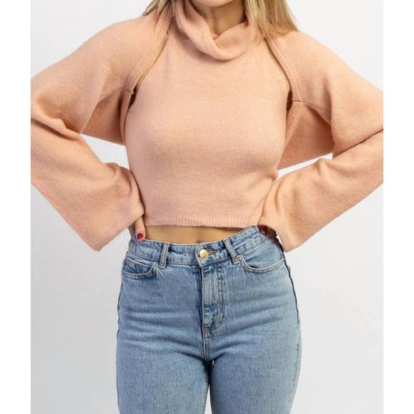 NEW MIMOSA the maddie sweater set in blush - Picture 3 of 6